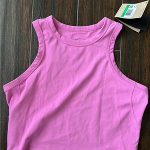 Nike One Women’s Dri-Fit Cropped Active Top Pink Size XL NWT